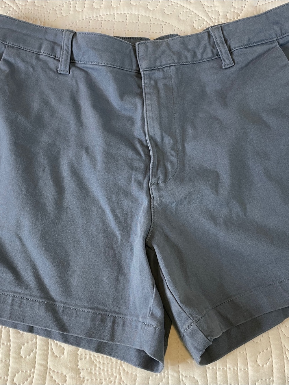 Banana Republic Women’s Classic Blue Flat-Front Shorts